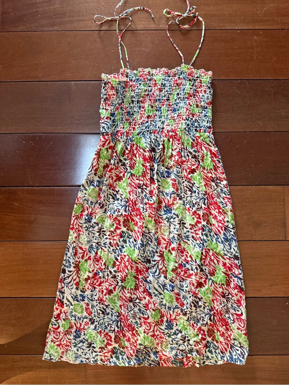 Urban Outfitters Summer smocked tie dress.